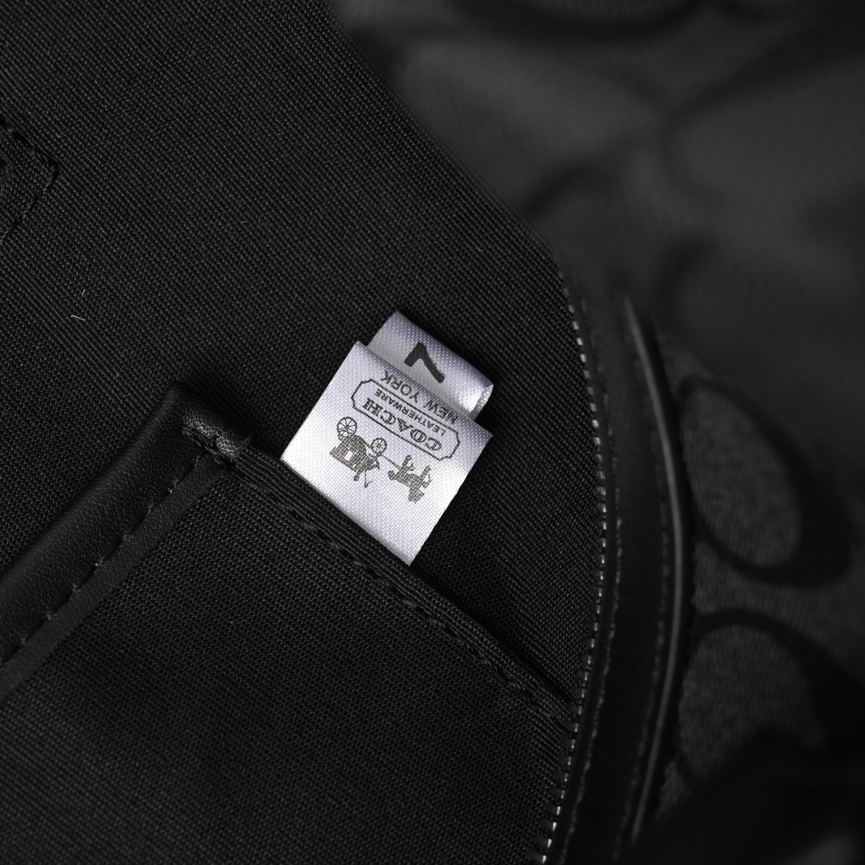 Coach Metropolitan Duffel Bag in Signature Black Canvas